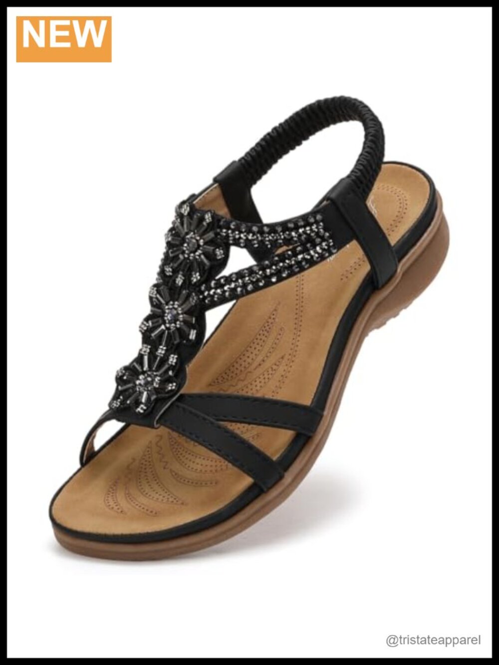 PU Leather Sandals for Women Arch Support Comfort Walking Handmade Orthopedic